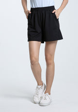 Forest Ladies Fine Polyester Spandex Short Pants Women Stretchable Shorts | Seluar Panjang Perempuan - 860169