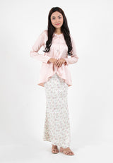 Forest x Hatta Dolmat Ladies Satin Floral Pattern Woven Baju Kurung | Baju Kurung Perempuan - 885066