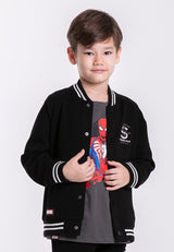 Forest X Marvel Spiderman Premium Weight Air-Cotton Baseball Jacket Sweater Men Family wear/ Kids - FA30000/ FAK30000