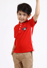 Forest Kids Stretchable Polo T Shirt Boy Kids Collar Tee | Baju Polo T Shirt Budak Lelaki - FK20124