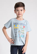 Forest Kids Boys Premium Cotton Interlock Round Neck Graphic T-Shirt | Baju T-Shirt Budak Lelaki - FK20206
