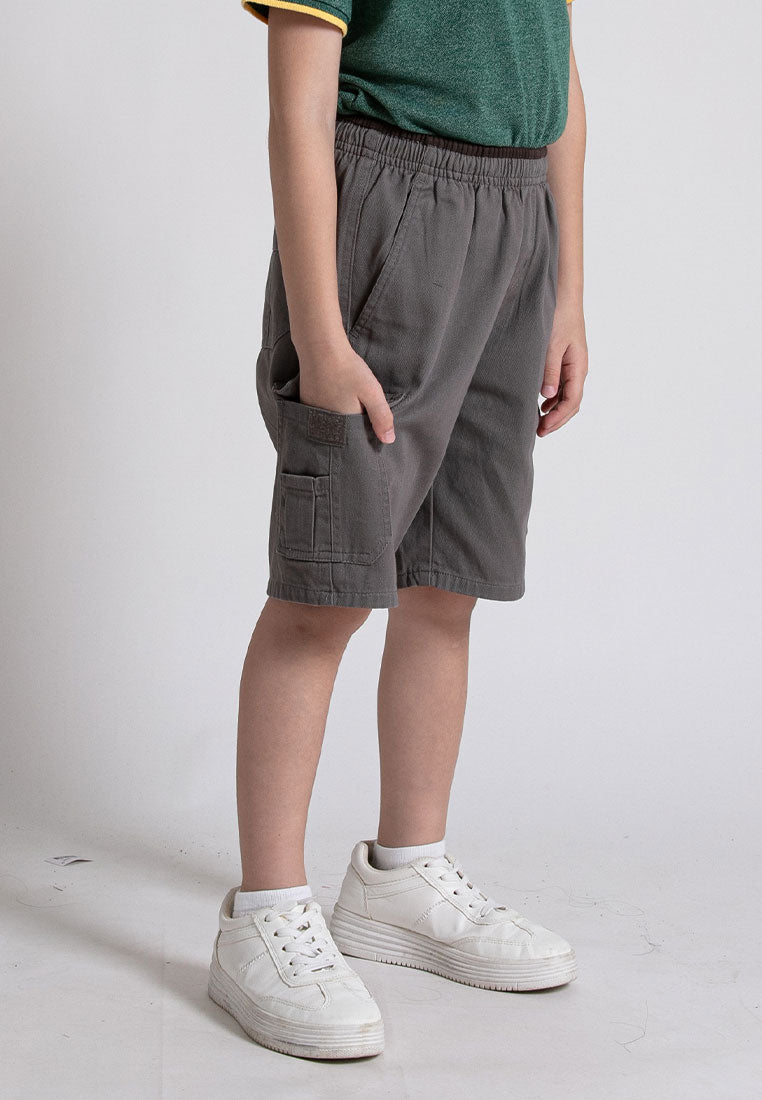 Forest Kids 100% Cotton Twill Cargo Pants Men Short Pants Men | Seluar Pendek Lelaki - FK65038