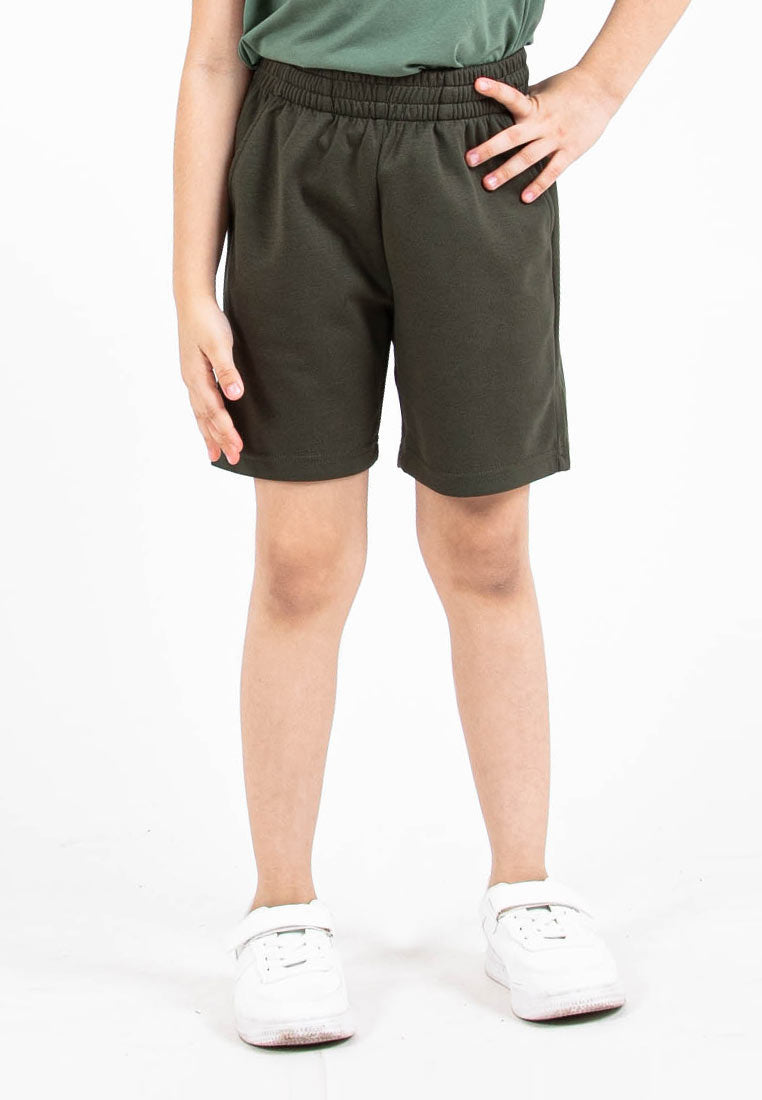 Forest Kids Unisex Modal Soft Short Pants Kids l Seluar Pendek Budak Lelaki Perempuan - FK65048