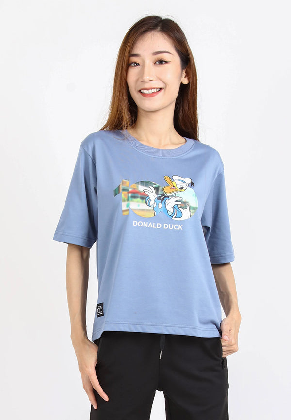 Forest x Disney 100 Year of Wonder Donald Duck Airism Cotton Ladies Family T Shirt - FW820071