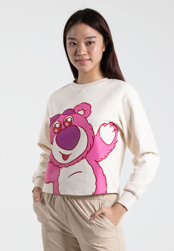 Forest x Disney Lotso Heavy Weight (260gsm) Oversized Long Sleeve Ladies Top - FW820098