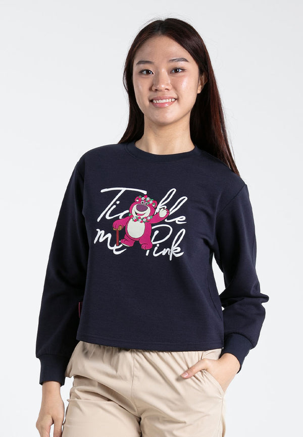 Forest x Disney Lotso Heavy Weight (260gsm) Oversized Long Sleeve Ladies Top - FW820099