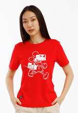 Forest x Disney Soft-touch Mickey Round Neck Tee Family Tee Men Ladies Kids - FW20114 / FW820114 / FWK20114