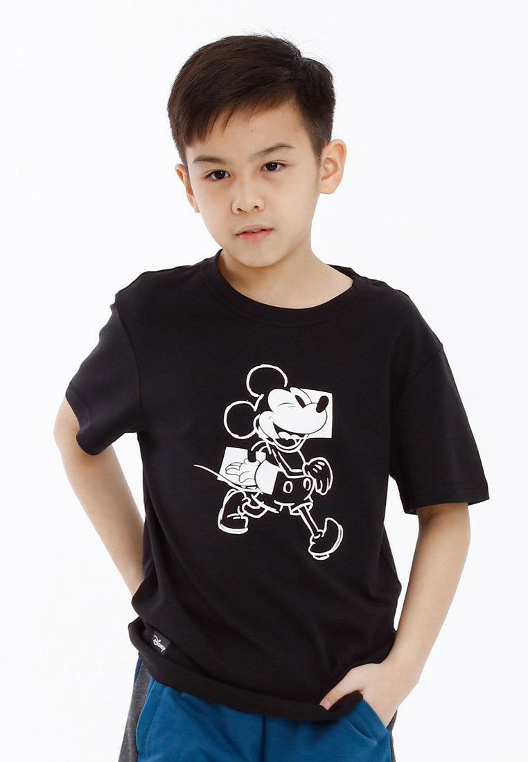 Forest x Disney Soft-touch Mickey Round Neck Tee Family Tee Men Ladies Kids - FW20114 / FW820114 / FWK20114