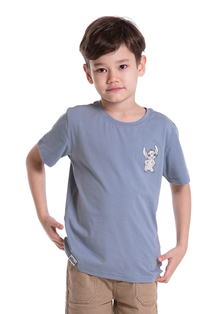 Forest x Disney Stitch Premium Weight Cotton Round Neck Tee Family Tee Kids Tee - FWK20104