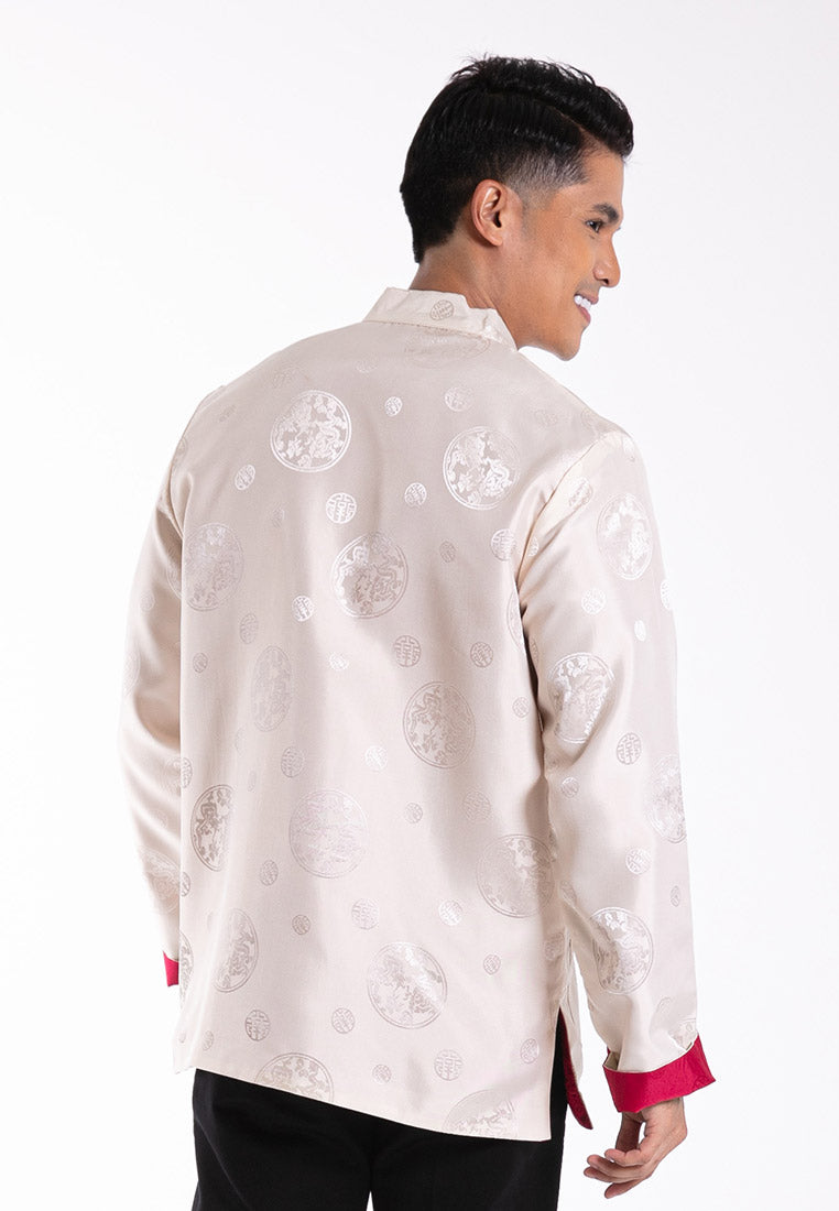 Alain Delon CNY 2025 Tangfu Cotton Linen Reversible Long Sleeve - 15525001