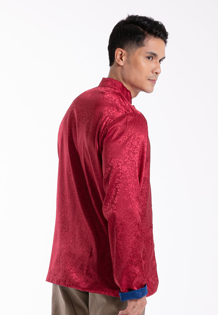 Alain Delon 2025 CNY Men Reversible Traditional PV Long Sleeve Shirt Tang Suit | Sam Fu | 唐装 - 15525003