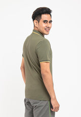 Forest Premium Weight Cotton Pique Slim Fit Polo T Shirt Men Collar Tee | Baju T Shirt Lelaki Polo - 23636