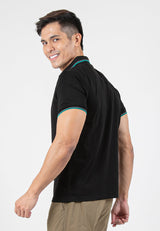 Forest Soft-Touch Silky Cotton Slim Fit Mercerized Look Knitted Polo Tee | Baju T Shirt Lelaki - 23789