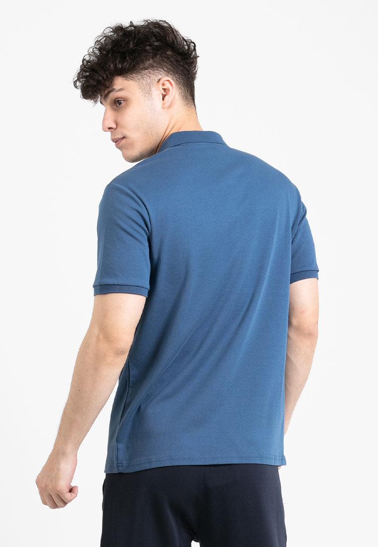 Forest Premium Weight Cotton 220gsm Interlock Knitted Polo T Shirt Colour Block Cut & Sew | T Shirt Lelaki - 23812