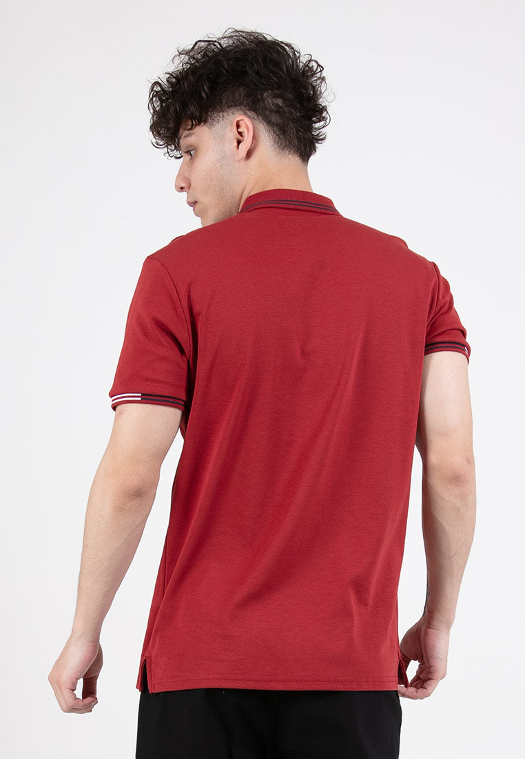 Forest Premium Weight Cotton Polo Tee 220gsm Interlock Knitted Polo T Shirt | Baju T Shirt Lelaki - 23860