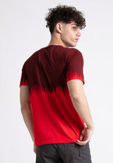 Forest Stretchable Cotton Rubberize Fonts Round Neck Tee | Baju T Shirt Lelaki - 23871