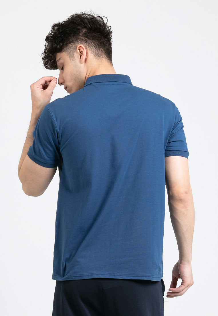 Forest Stretchable Casual Polo Tee Slim Fit Polo T Shirt Men | Baju T Shirt Lelaki - 23873