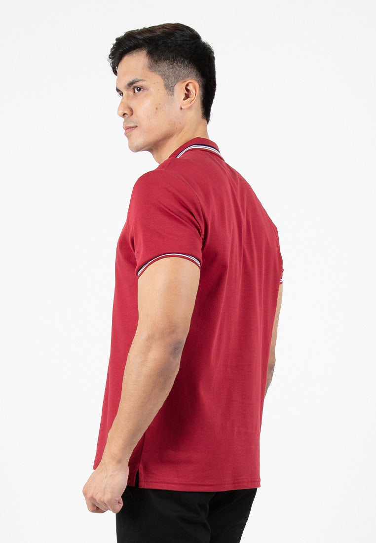 Forest Premium Weight Cotton Stretchable Polo Tee Shirt Men Slim Fit Collar Tee | Baju T Shirt Lelaki - 23880