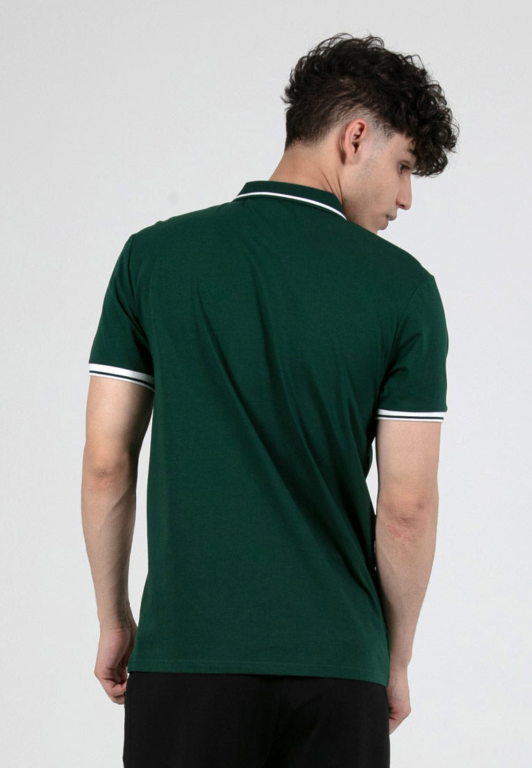 Forest Premium Weight Cotton Stretchable Polo T Shirt Men Slim Fit Collar Tee | Baju T Shirt Lelaki - 23890