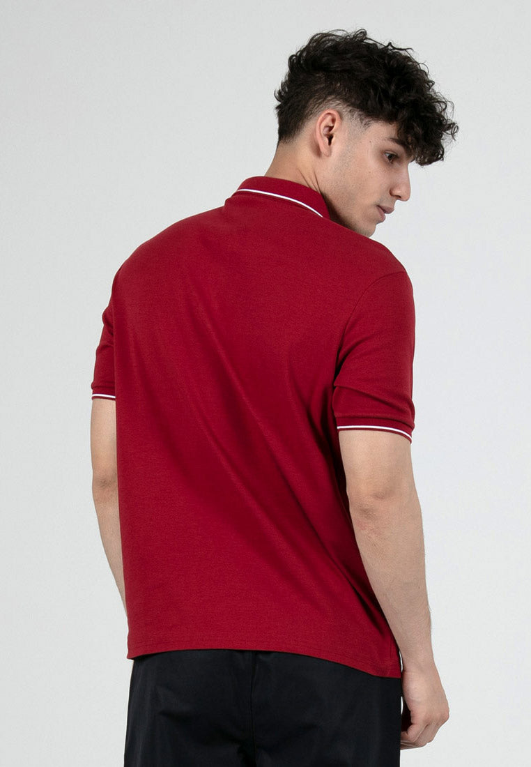 Forest Premium Weight Cotton 220gsm Interlock Knitted Polo Tee | Baju Tee Shirt Lelaki - 23908