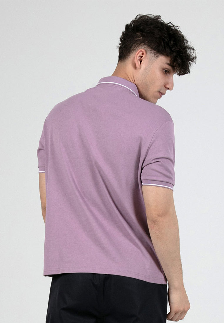 Forest Premium Weight Cotton 220gsm Interlock Knitted Polo Tee | Baju Tee Shirt Lelaki - 23908