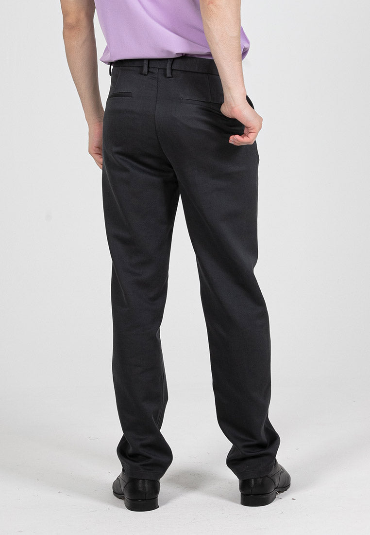 Byford Slim Fit Flat Front Cotton Pants - 3223001A