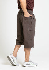 Forest 100% Cotton Twill 27"/28" Cargo Pants Men Shorts Casual 3 Quarter Short Pants Men | Seluar Pendek Lelaki - 65805