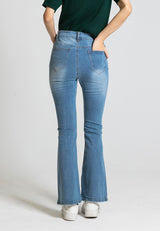 Forest Ladies Hight Waist Boot Cut Jeans - 810458