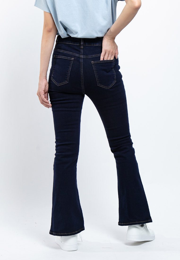 Forest Ladies Hight Waist Boot Cut Jeans - 810458