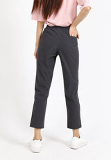 Forest Ladies Plain Elastic Waist Long Pants Women | Seluar Perempuan Panjang - 810463