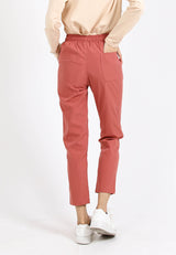 Forest Ladies Plain Elastic Waist Long Pants Women | Seluar Perempuan Panjang - 810463