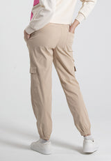 Forest Ladies Polyester Elastic Waisted Cargo Pants Women Casual Jogger Long Pants | Seluar Panjang Perempuan - 810494