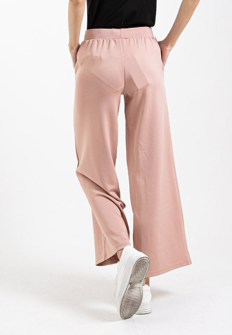 Forest Ladies Wide Leg Pants Roman Women Casual Long Pants | Seluar Perempuan - 810533