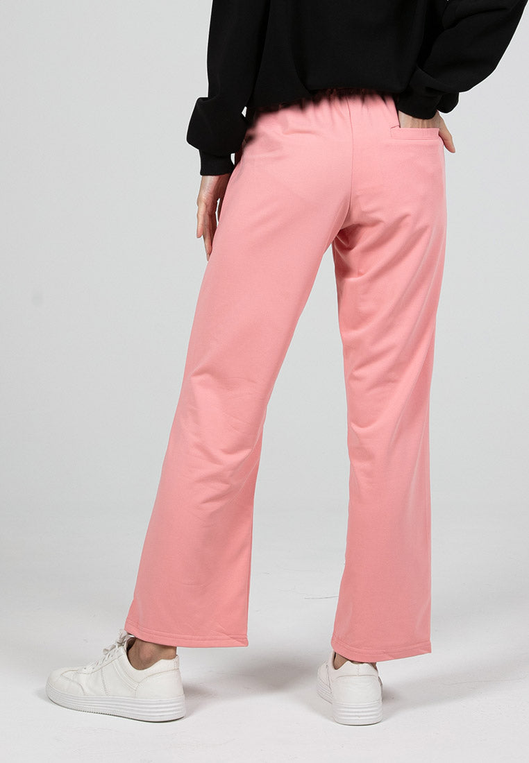 Forest Ladies Casual Polyester Elastic Waist Women Casual Wide Leg Long Pants |Seluar Panjang Perempuan Palazzo - 810541