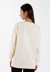 Forest Ladies Premium Cotton Loose Fit Long Sleeve Tee - 822342B