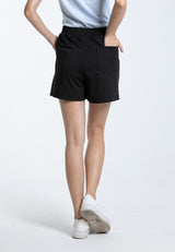 Forest Ladies Fine Polyester Spandex Short Pants Women Stretchable Shorts | Seluar Panjang Perempuan - 860169