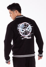 Forest X Marvel Spiderman Premium Weight Air-Cotton Baseball Jacket Sweater Men Family wear/ Kids - FA30000/ FAK30000