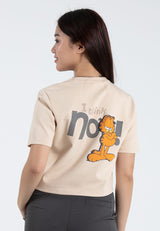 Forest x Garfield Heavy Weight Fabric Embroidered Round Neck Family Tee Men / Ladies/ Kids - FG20006/ FG820006/ FGK20006