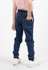 Forest Kids Boys Elastic Waisted Denim Jeans Boy Stretchable Denim Long Pants | Seluar Jeans Budak Lelaki - FK10055