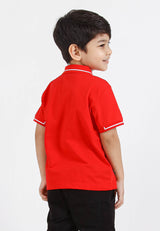 Forest Kids Stretchable Polo T Shirt Boy Kids Collar Tee | Baju Polo T Shirt Budak Lelaki - FK20125