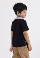 Forest Kids Stretchable Polo T Shirt Boy Kids Collar Tee | Baju Polo T Shirt Budak Lelaki - FK20152