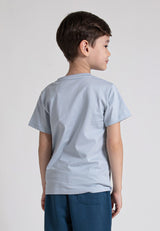 Forest Kids Boys Cotton Single Jersey Round Neck Graphic T-Shirt | Baju T-Shirt Budak Lelaki - FK20207