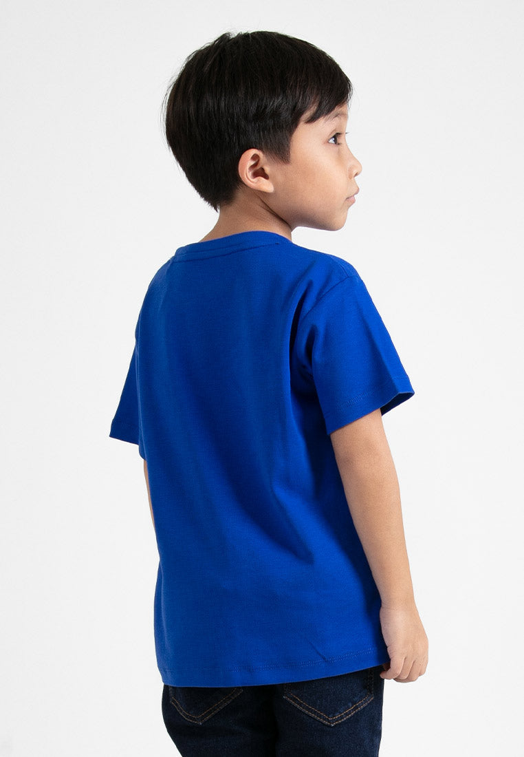 Forest Kids Boys Premium Cotton Interlock Round Neck Graphic T-Shirt | Baju T-Shirt Budak Lelaki - FK20218