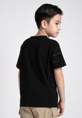 Forest Kids Stretchable Cotton Round Neck Tee | Baju T Shirt Budak Lelaki - FK20233