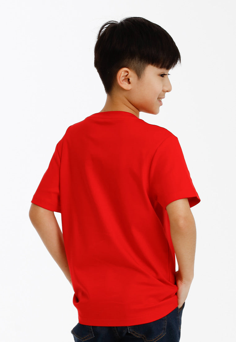 Forest Kids Unisex Soft-touch 100% Cotton Regular Fit Stretchable Round Neck T Shirt Kids | T Shirt Baju Budak - FK20275