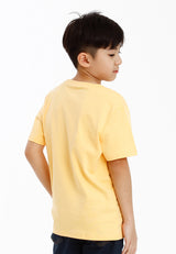 Forest Kids Unisex Soft-touch 100% Cotton Regular Fit Stretchable Round Neck T Shirt Kids | T Shirt Baju Budak - FK20275