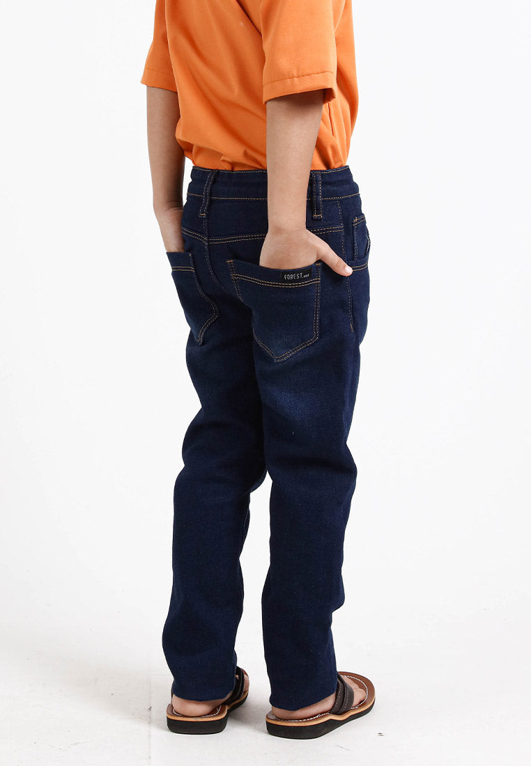 Forest Kids Jeans Denim Long Pants | Seluar Panjang Budak - FK810008