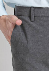 Alain Delon Slim Fit Flat Front Slacks Pants - 11022007