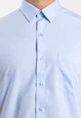 Alain Delon Short Sleeve Regular Fit Plain Business Shirt  - 14024015