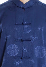 Alain Delon 2025 CNY Men Traditional PV Short Sleeve Shirt Tang Suit | Sam Fu | å”è£… -14525001